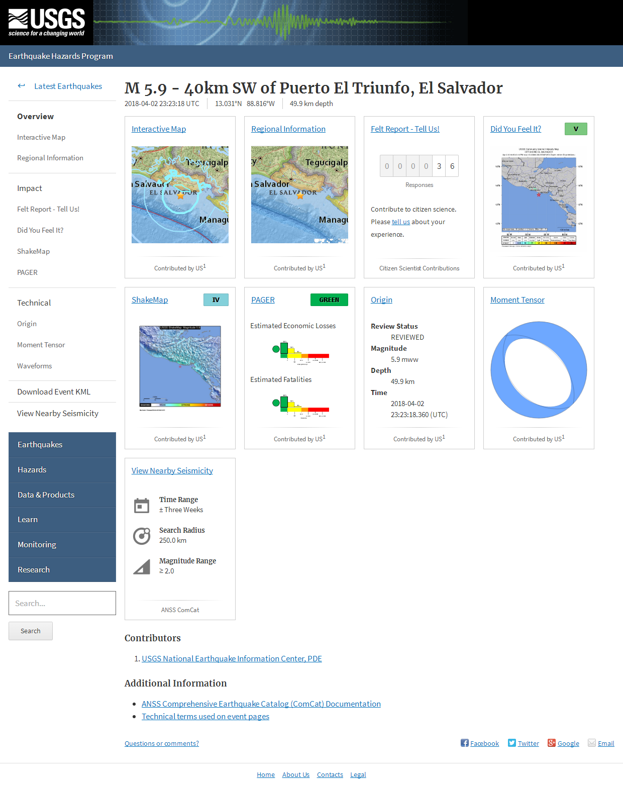 M 5.9 - 40km SW of Puerto El Triunfo, El Salvador.png