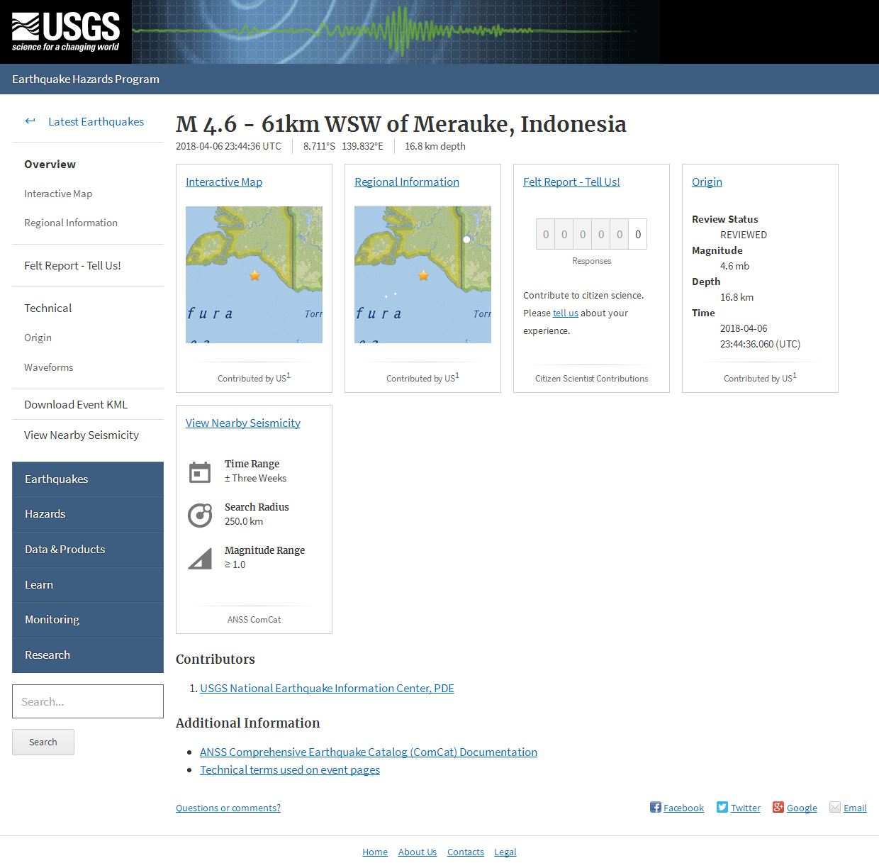 M 4.6 - 61km WSW of Merauke, Indonesia.png