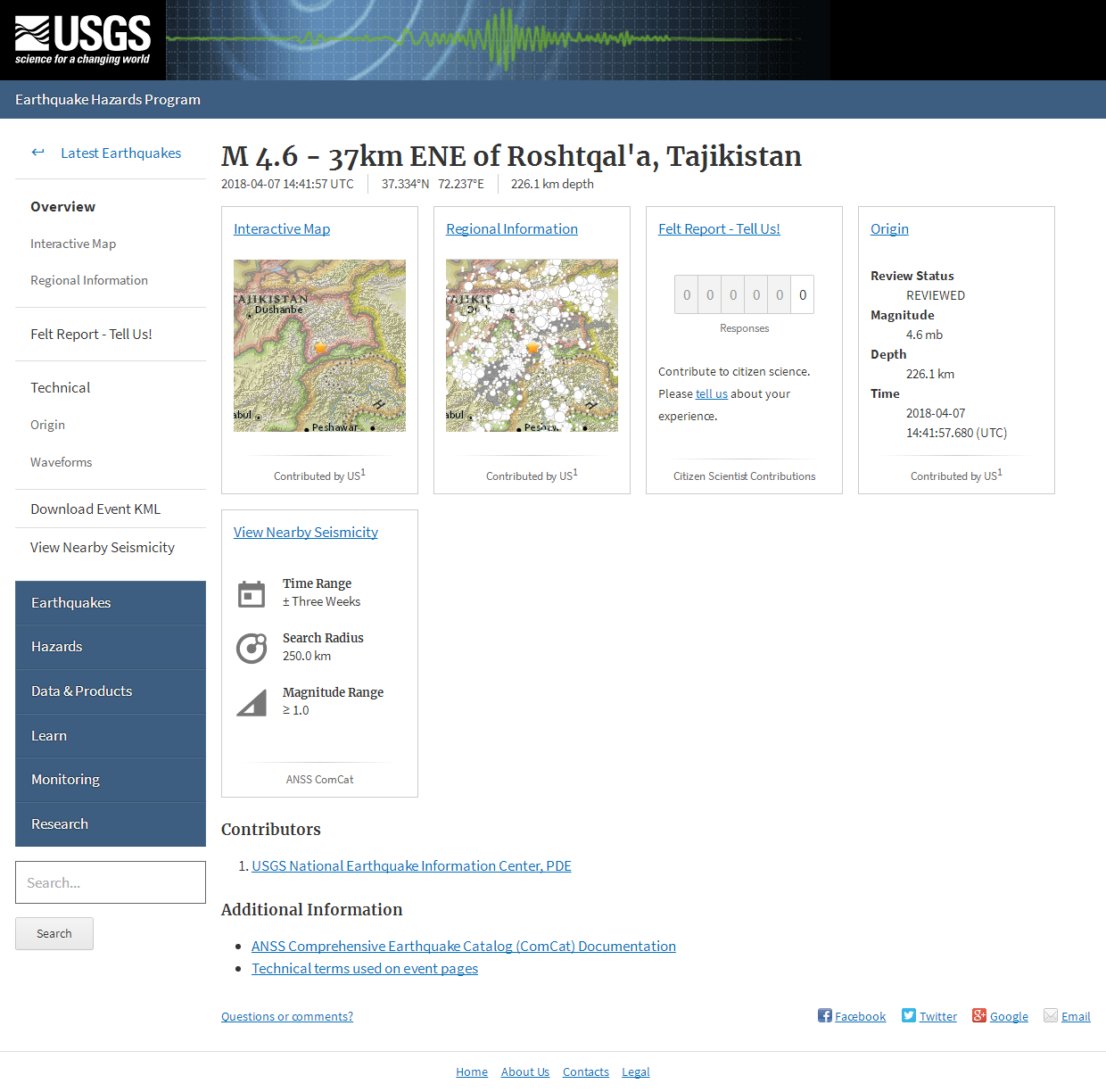 M 4.6 - 37km ENE of Roshtqal'a, Tajikistan.png
