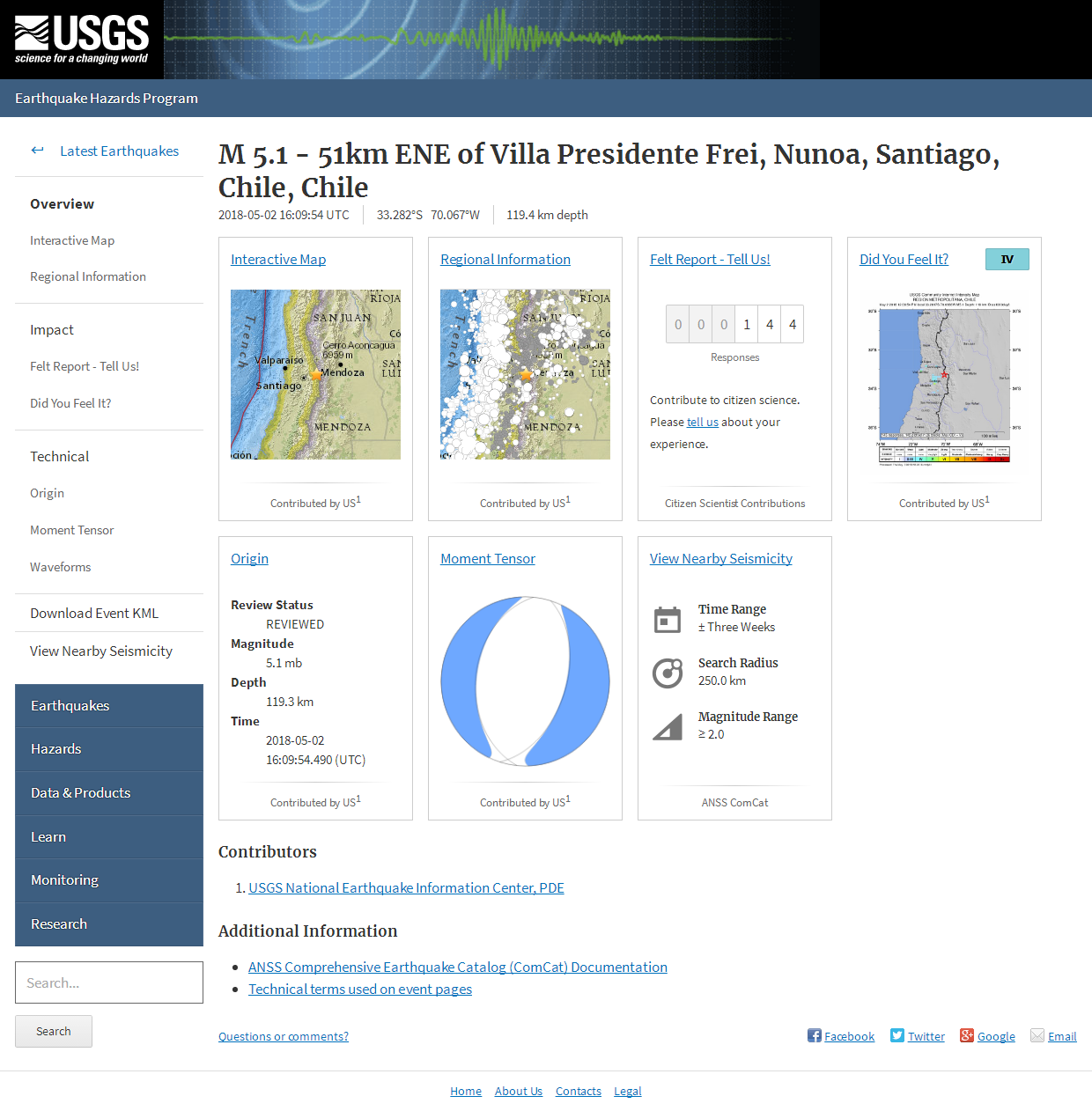 M 5.1 - 51km ENE of Villa Presidente Frei, Nunoa,Santiago, Chile, Chile.png