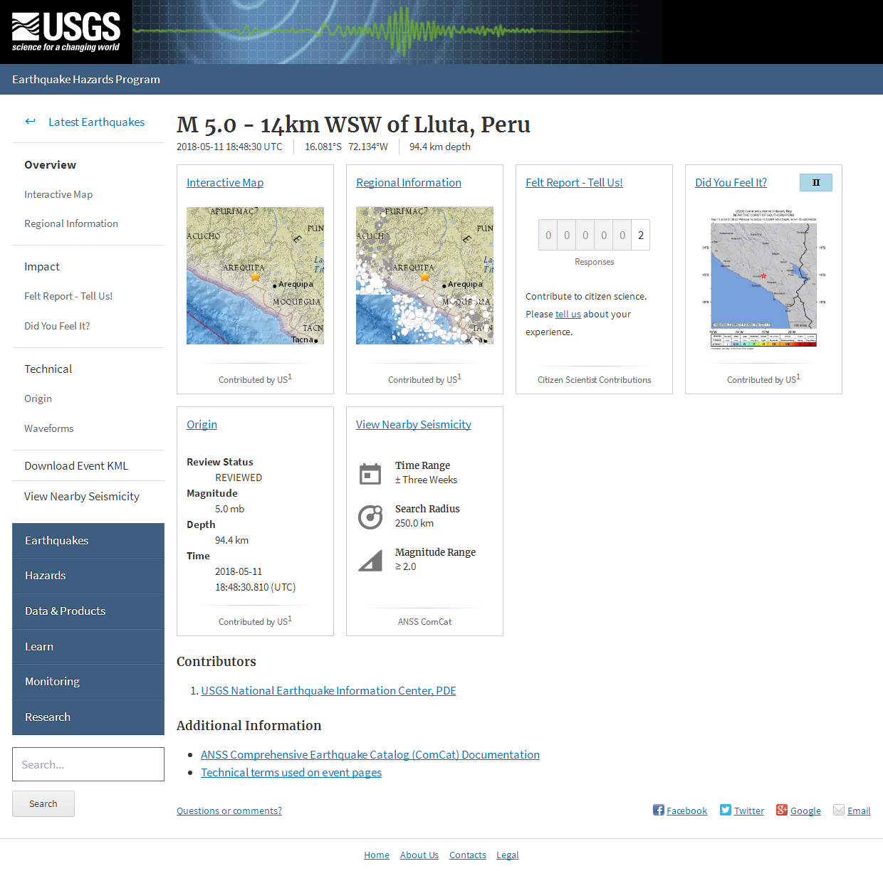 M 5.0 - 14km WSW of Lluta, Peru.png