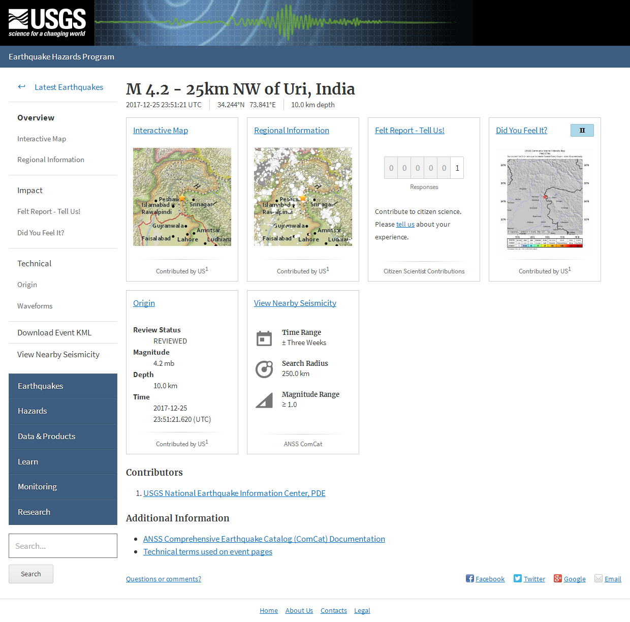 M 4.2 - 25km NW of Uri, India.png