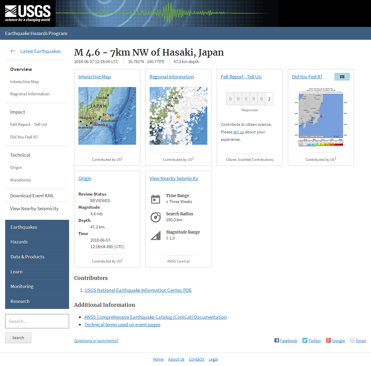 M 4.6 - 7km NW of Hasaki, Japan.png