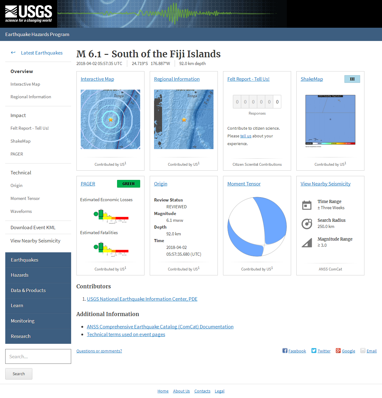 M 6.1 - South of the Fiji Islands.png