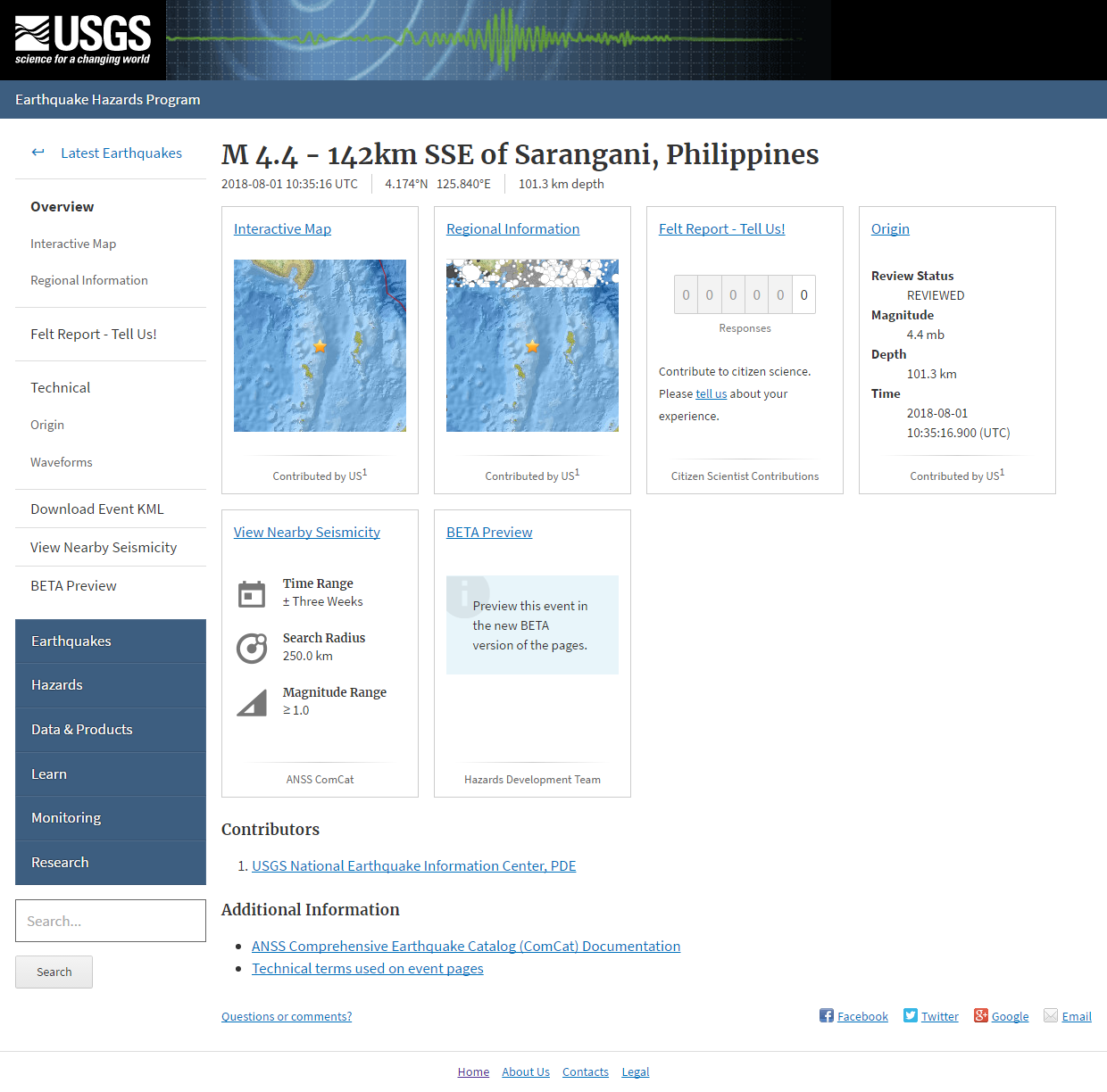 M 4.4 - 142km SSE of Sarangani, Philippines.png