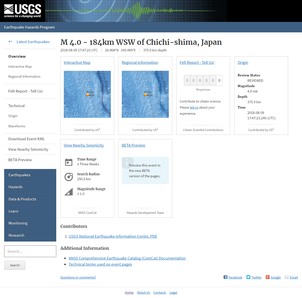 M 4.0 - 184km WSW of Chichi-shima, Japan.png