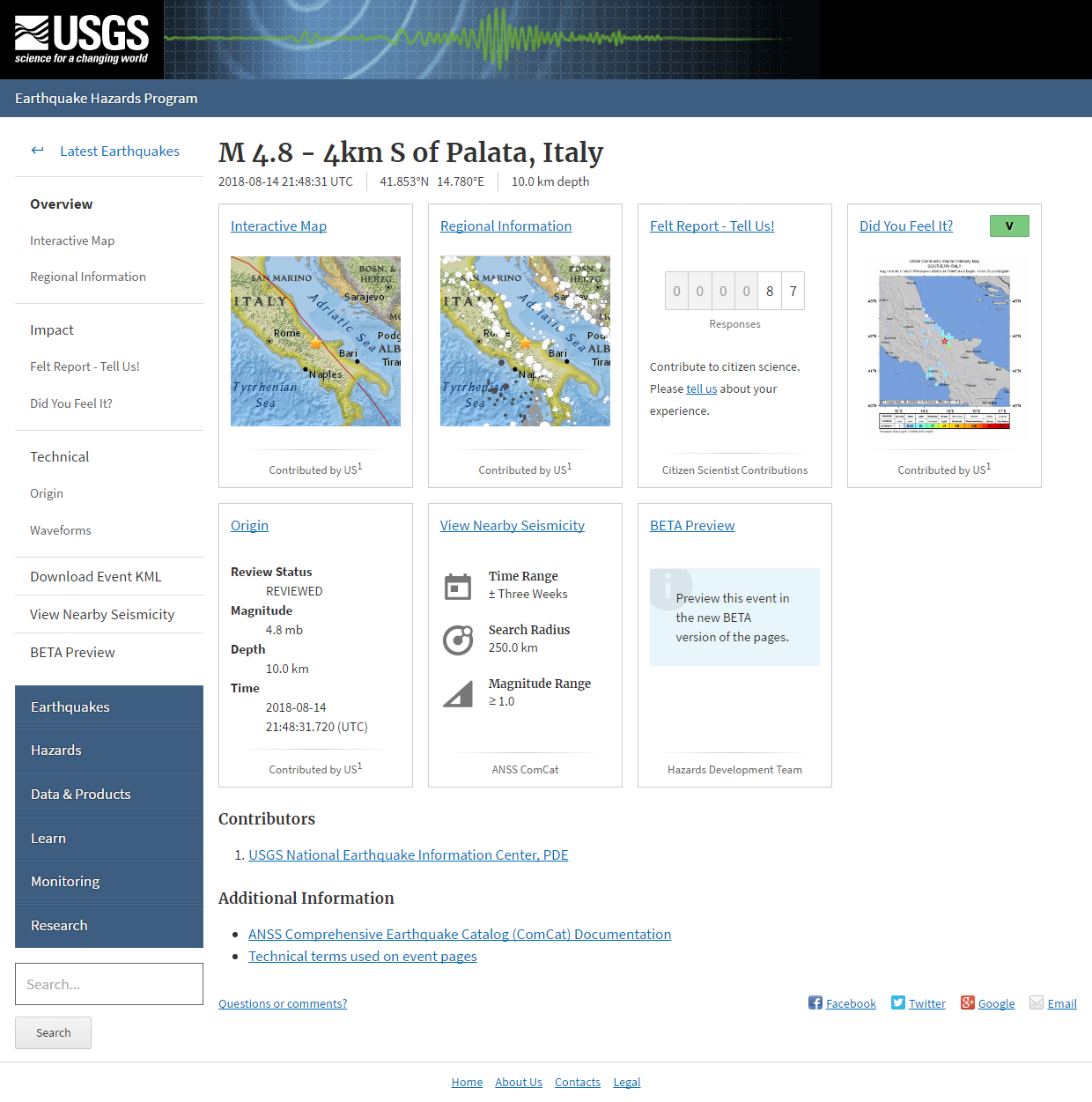M 4.8 - 4km S of Palata, Italy.png