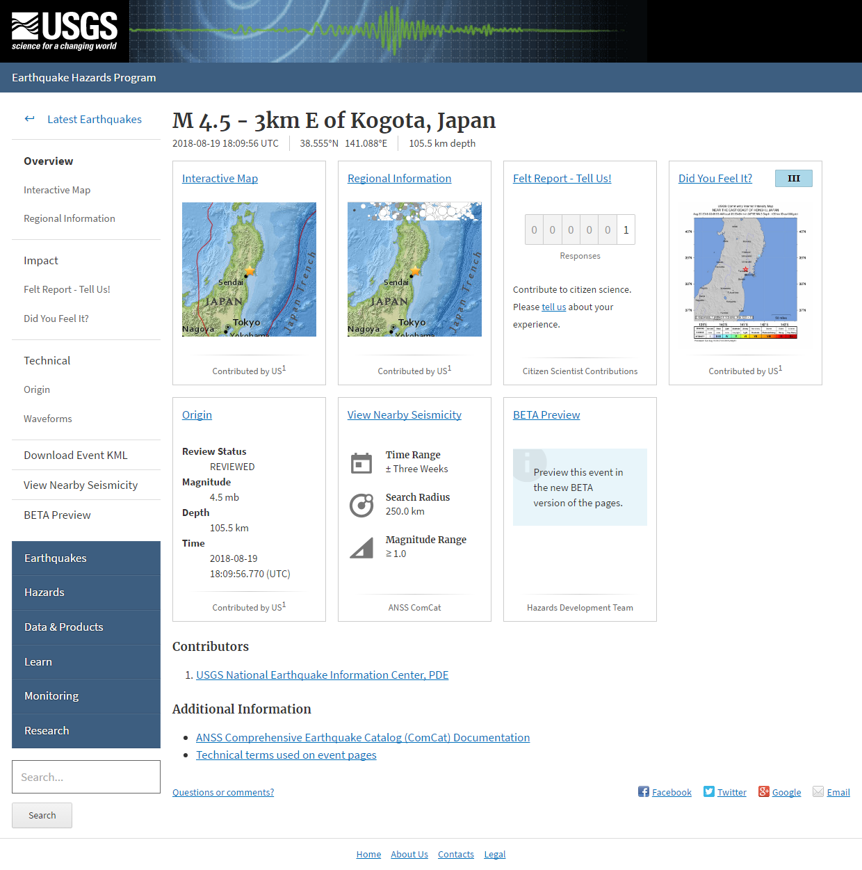 M 4.5 - 3km E of Kogota, Japan.png