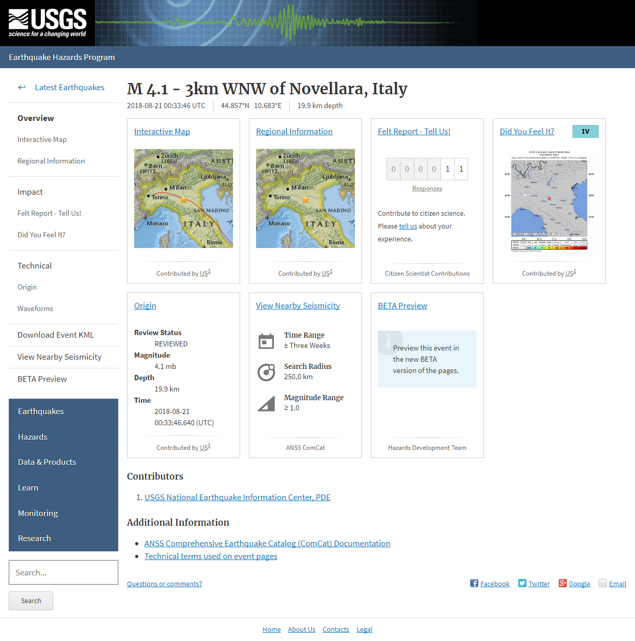 M 4.1 - 3km WNW of Novellara, Italy.png