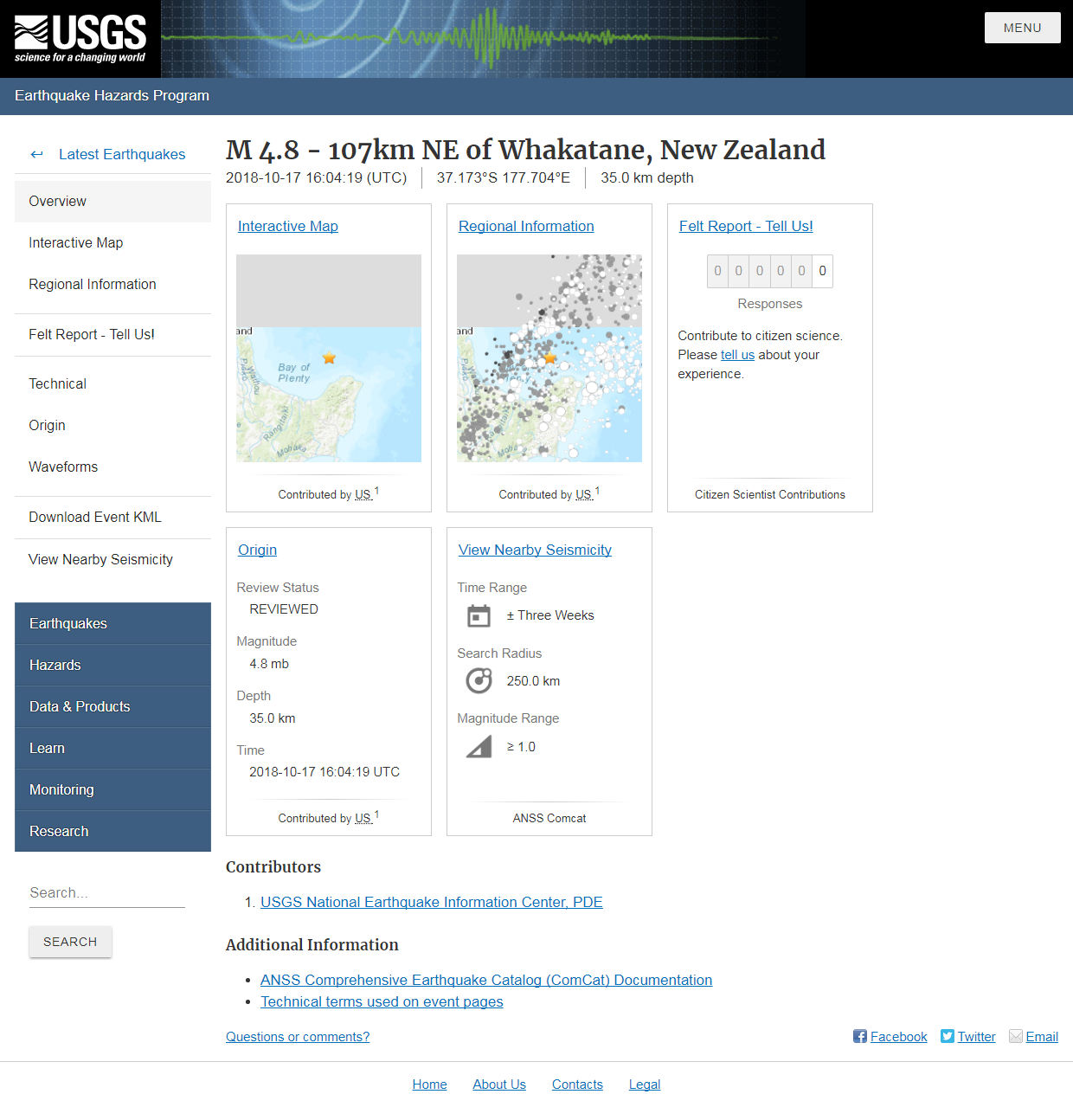 M 4.8 - 107km NE of Whakatane, New Zealand.png