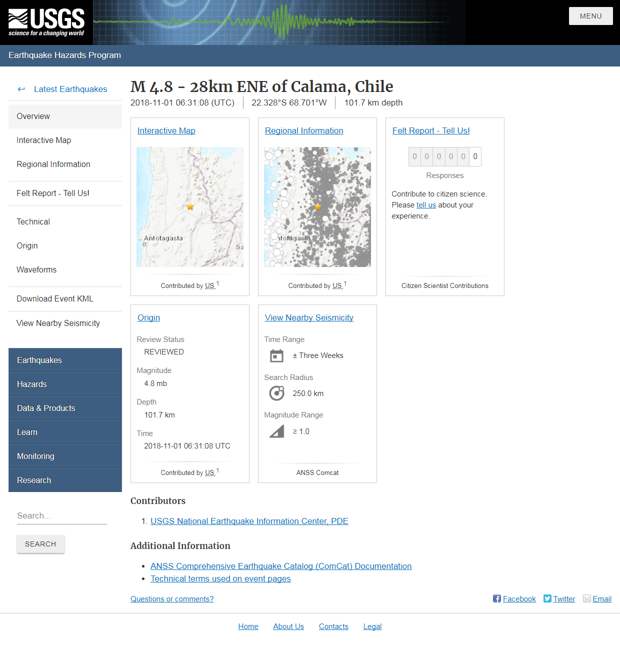 M 4.8 - 28km ENE of Calama, Chile.png