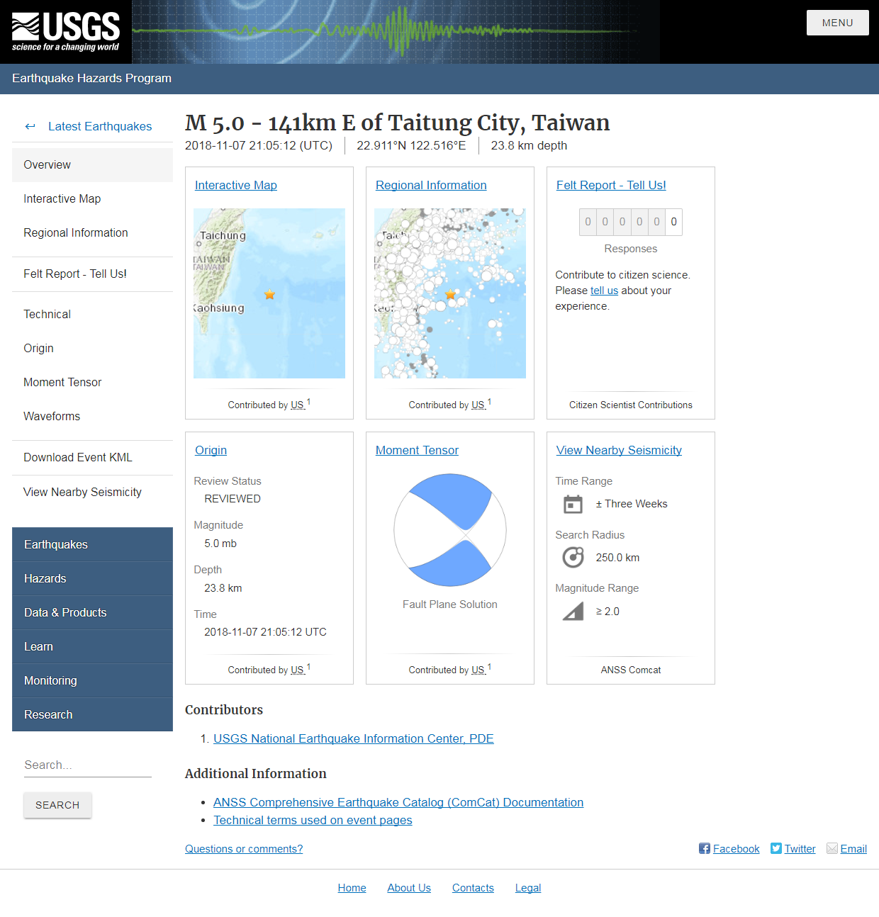 M 5.0 - 141km E of Taitung City, Taiwan.png