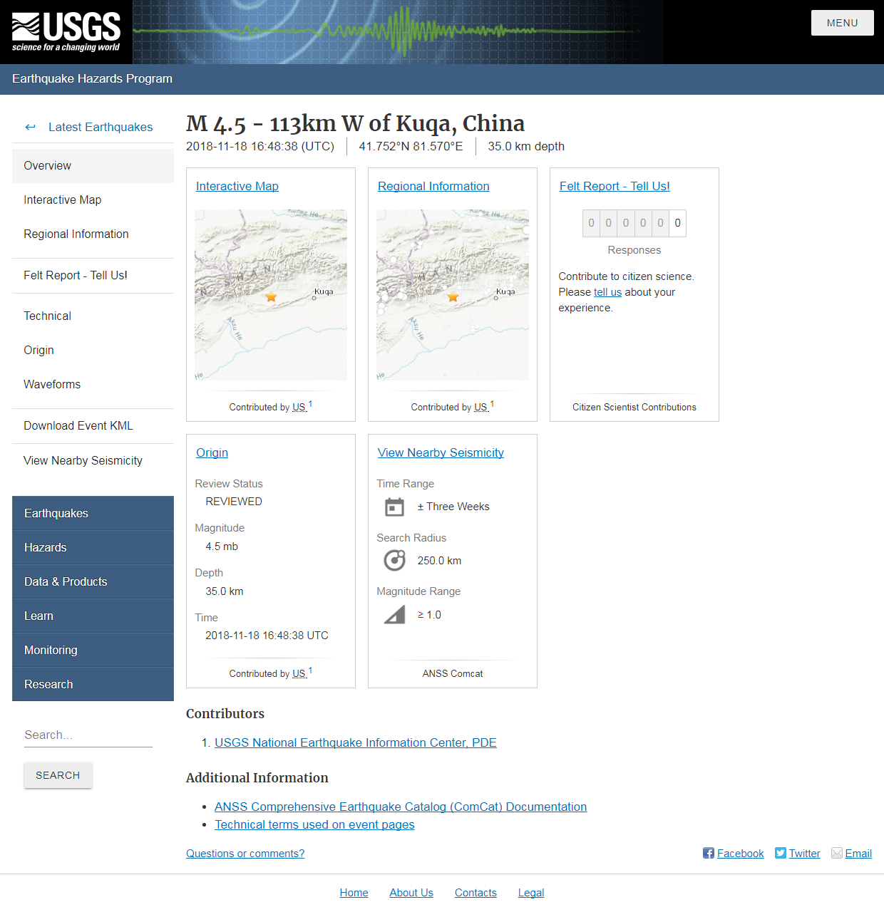 M 4.5 - 113km W of Kuqa, China.png