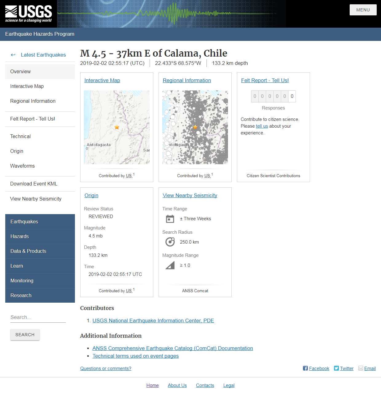 M 4.5 - 37km E of Calama, Chile.png