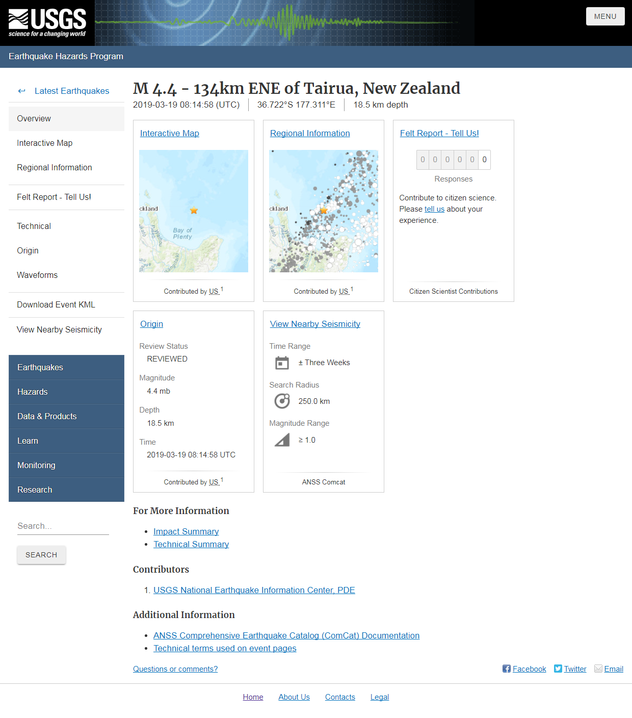 M 4.4 - 134km ENE of Tairua, New Zealand.png