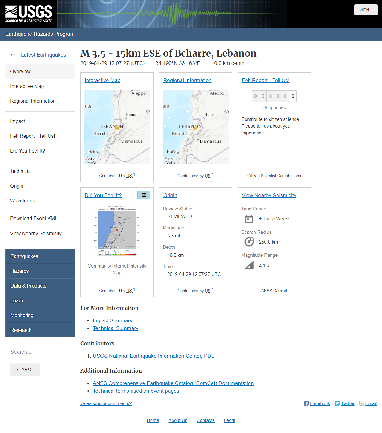 M 3.5 - 15km ESE of Bcharre, Lebanon.png