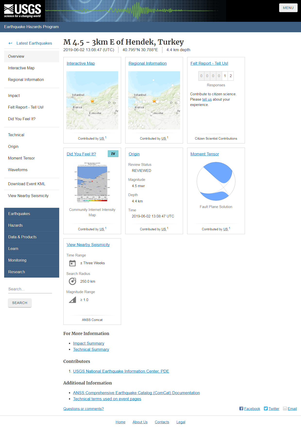 M 4.5 - 3km E of Hendek, Turkey.png