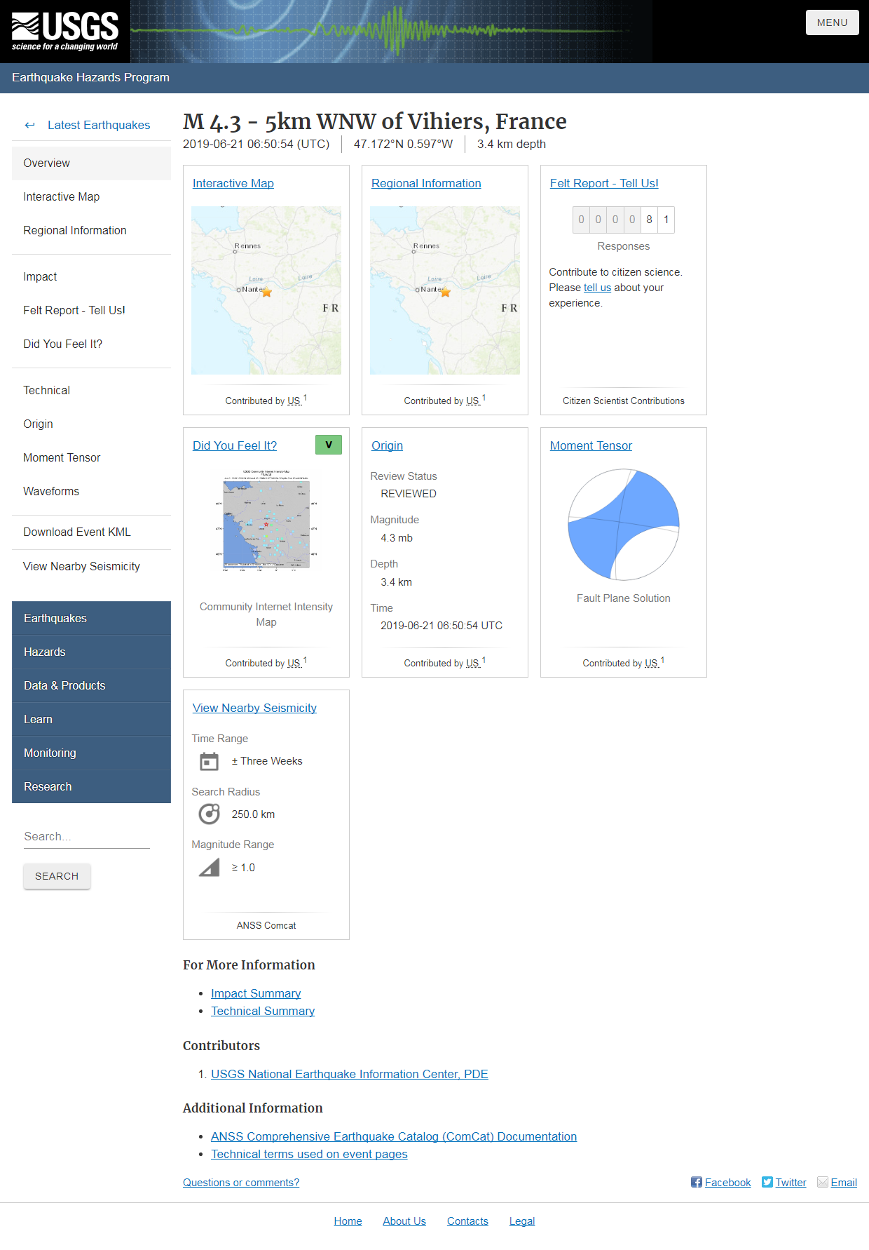 M 4.3 - 5km WNW of Vihiers, France.png