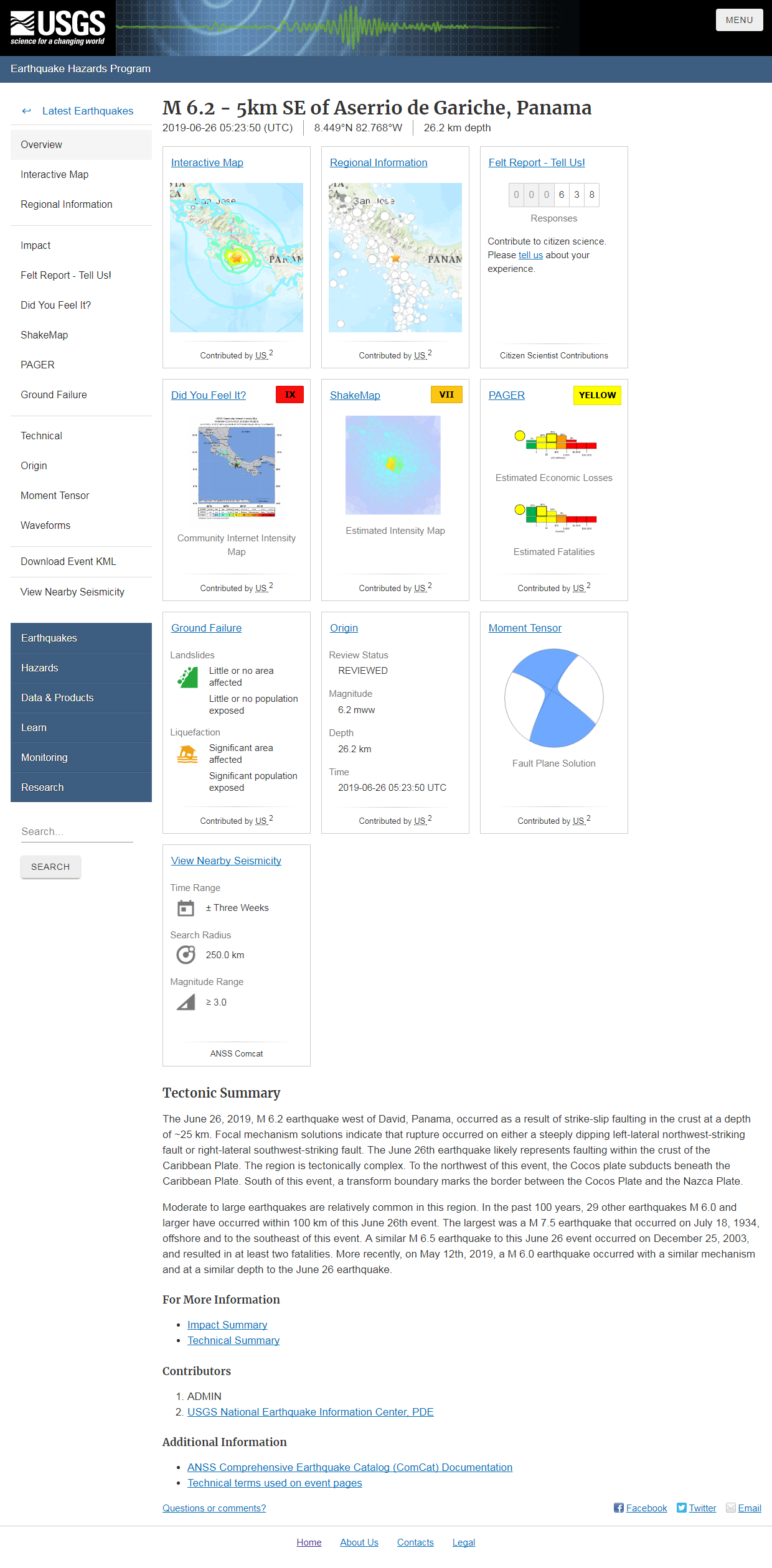 M 6.2 - 5km SE of Aserrio de Gariche, Panama.png