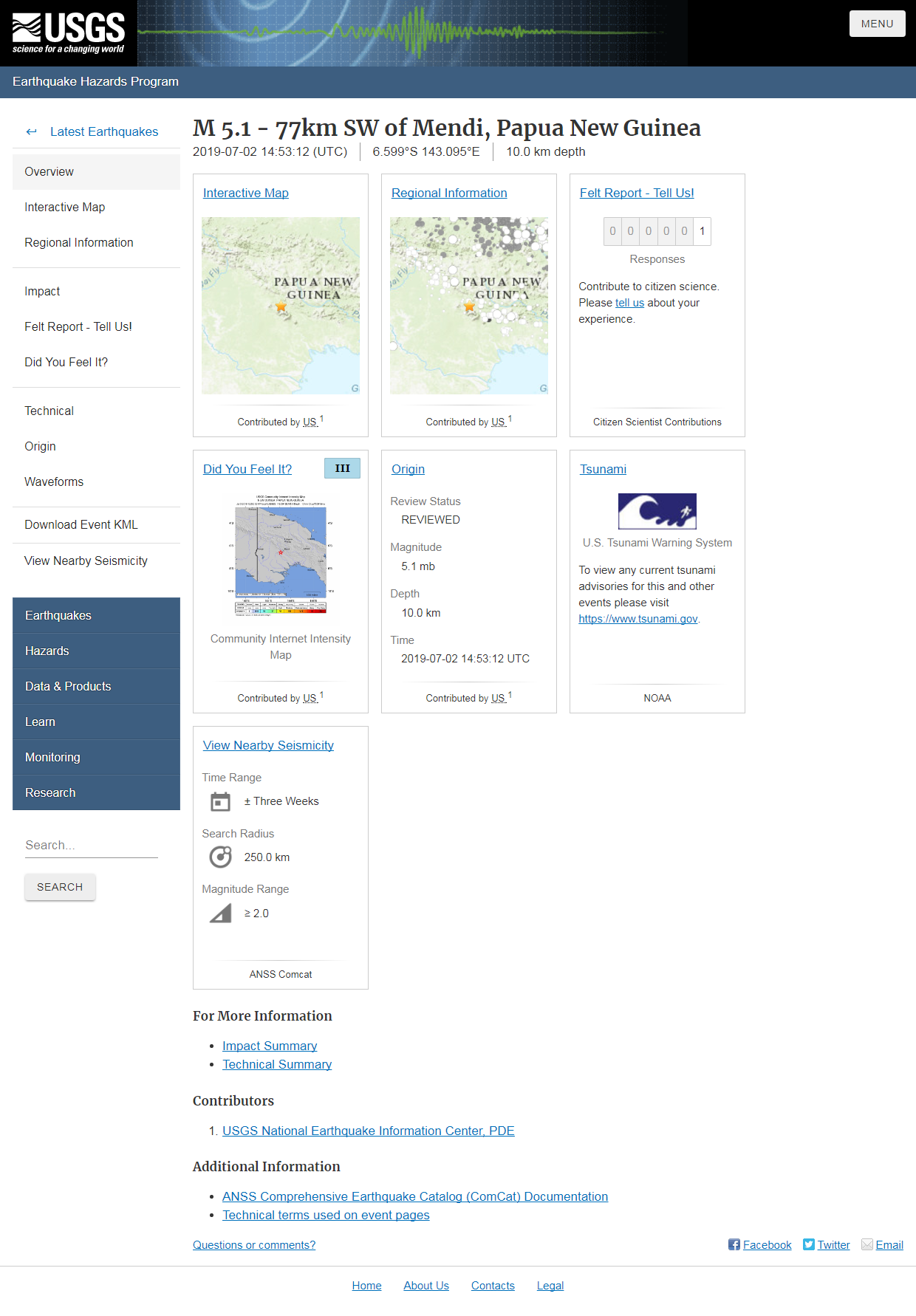 M 5.1 - 77km SW of Mendi, Papua New Guinea.png