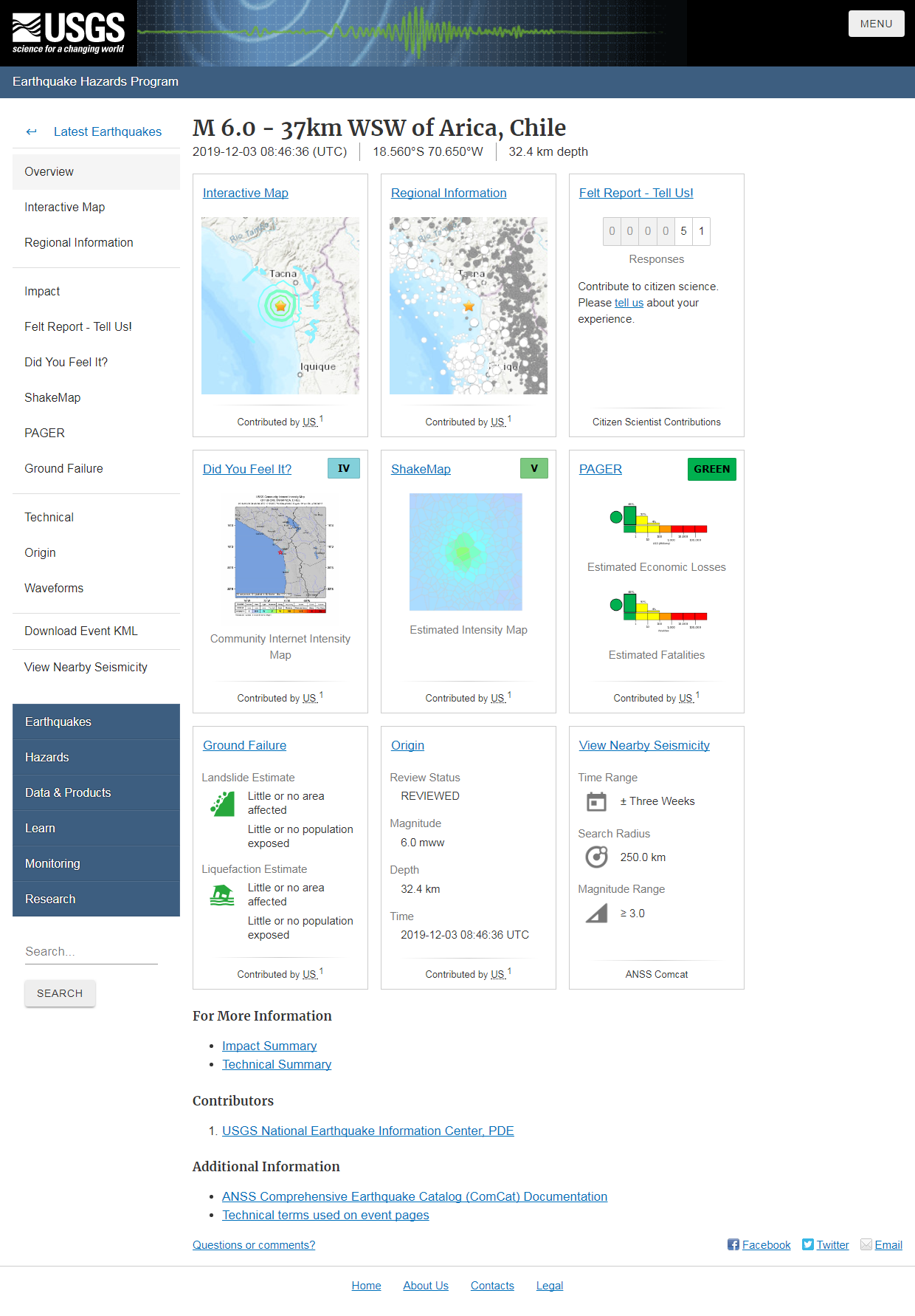 M 6.0 - 37km WSW of Arica, Chile.png