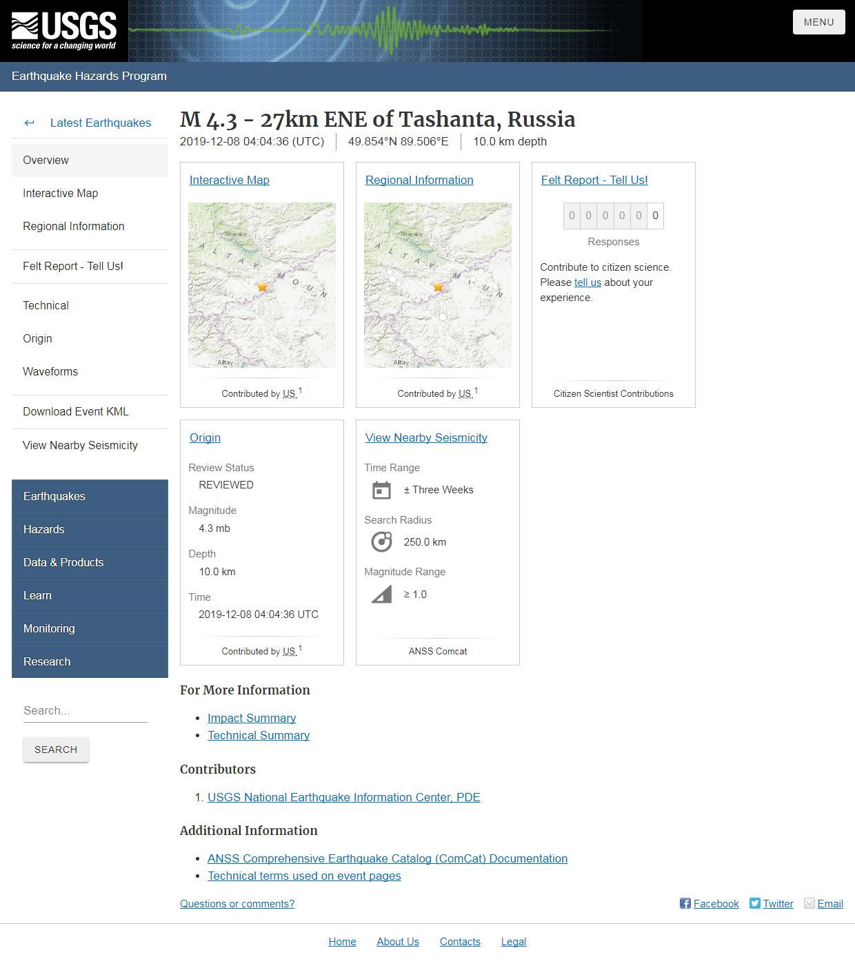 M 4.3 - 27km ENE of Tashanta, Russia.png