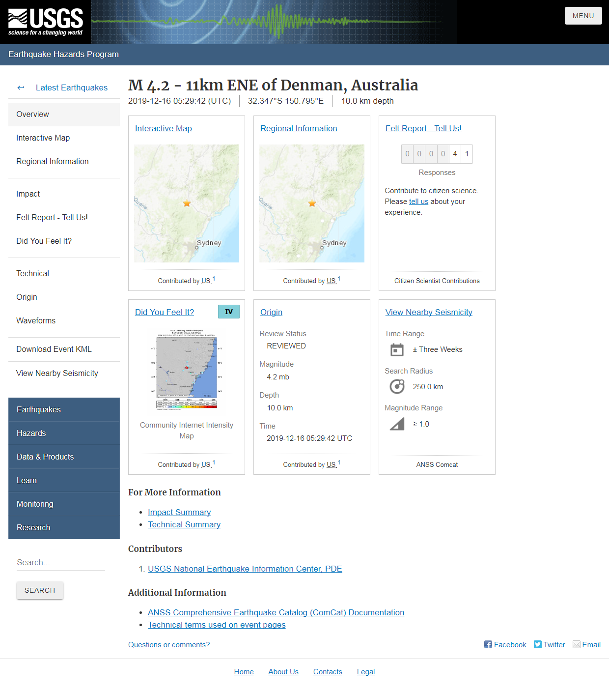 M 4.2 - 11km ENE of Denman, Australia.png
