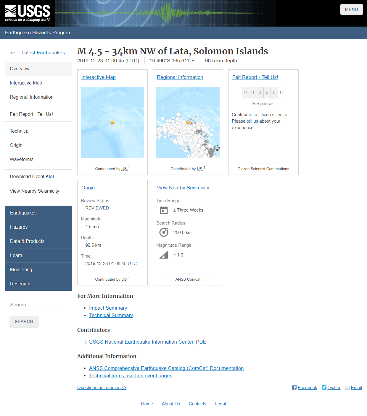 M 4.5 - 34km NW of Lata, Solomon Islands.png