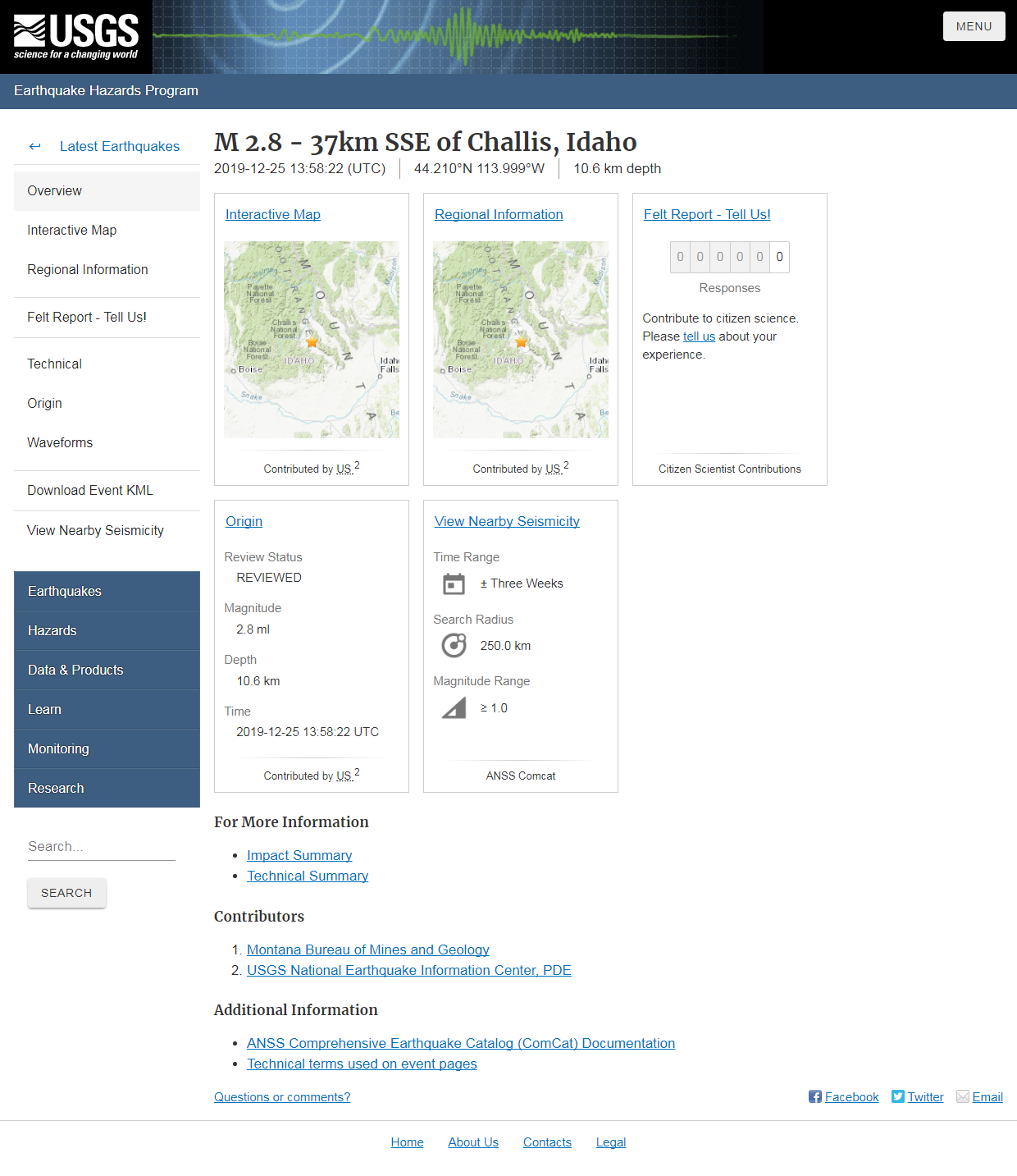M 2.8 - 37km SSE of Challis, Idaho.png