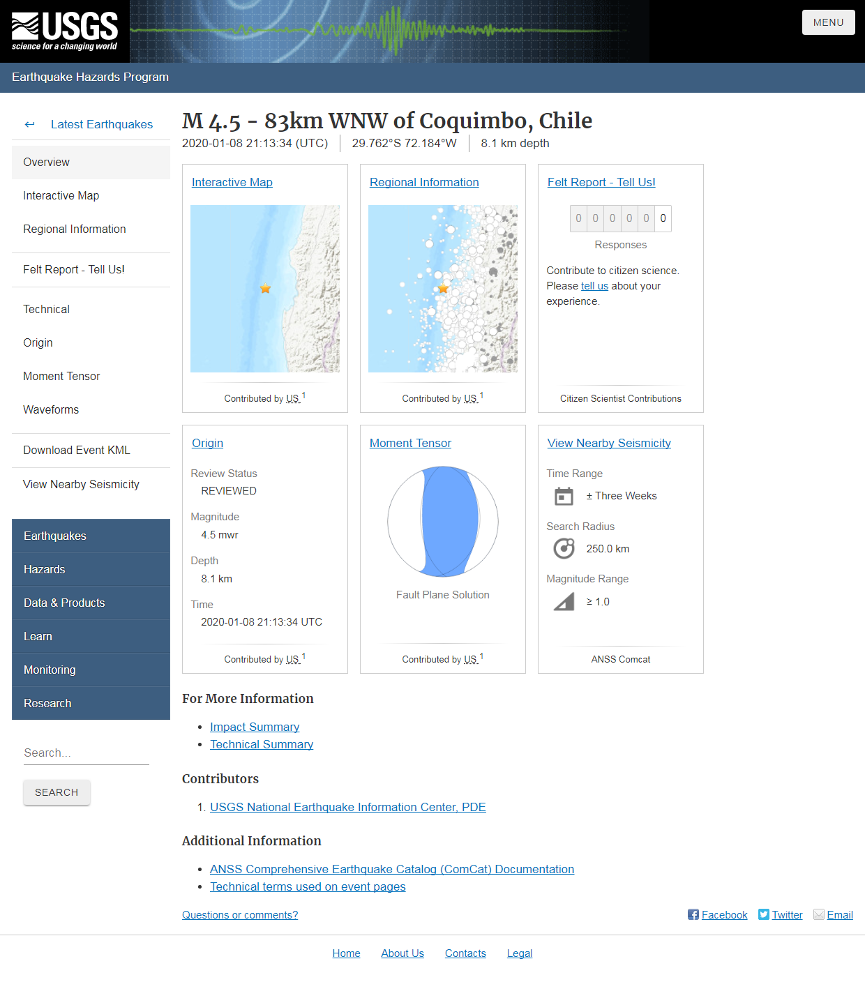 M 4.5 - 83km WNW of Coquimbo, Chile.png