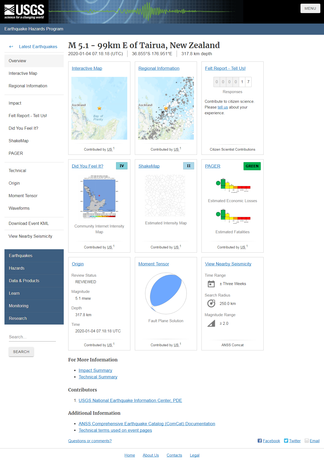 M 5.1 - 99km E of Tairua, New Zealand.png