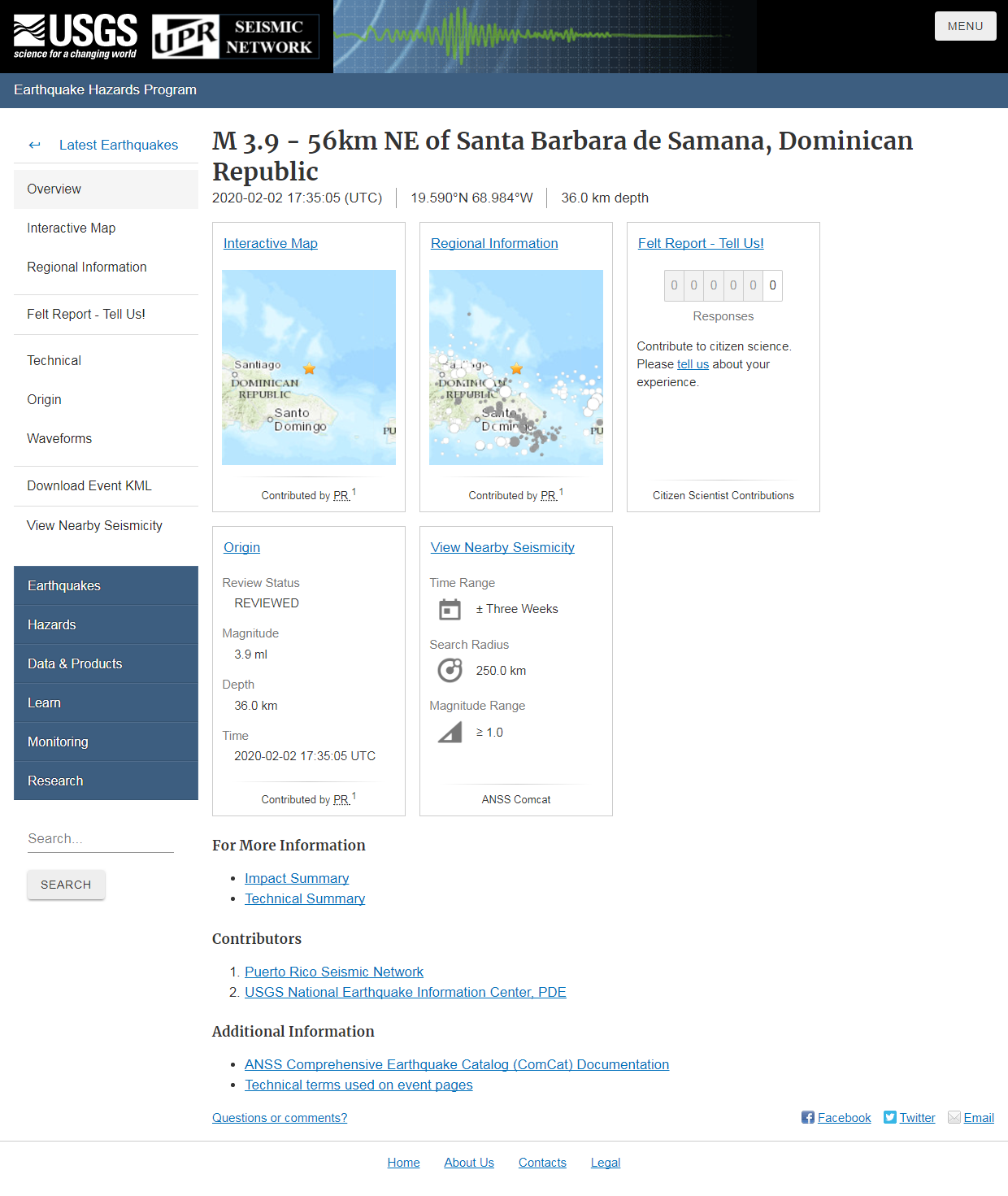 M 3.9 - 56km NE of Santa Barbara de Samana.png