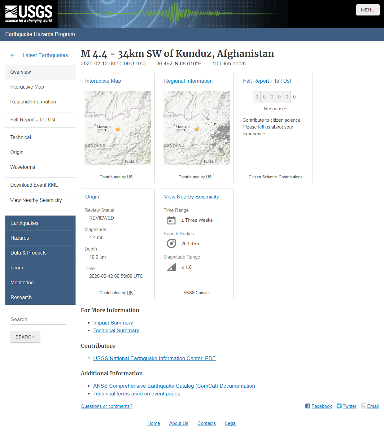 M 4.4 - 34km SW of Kunduz, Afghanistan.png