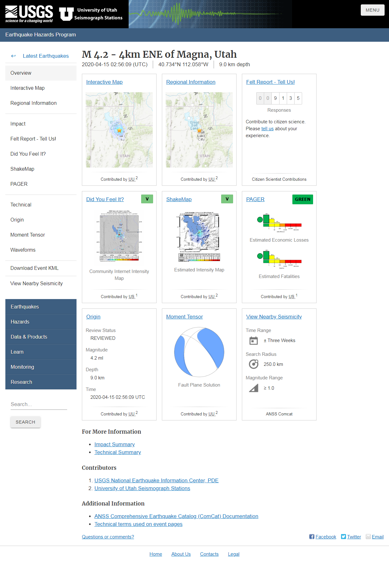 M 4.2 - 4km ENE of Magna, Utah.png