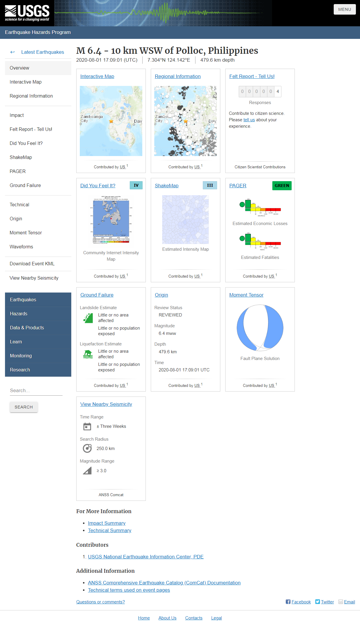 M 6.4 - 10 km WSW of Polloc, Philippines.png