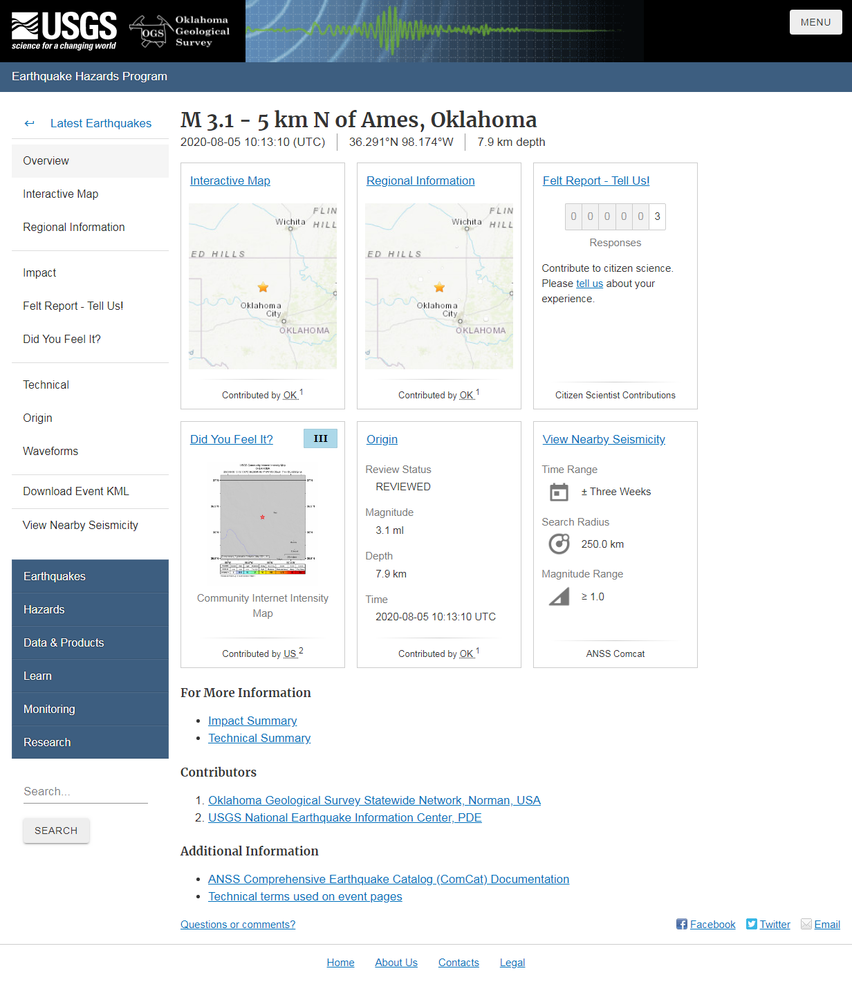 M 3.1 - 5 km N of Ames, Oklahoma.png