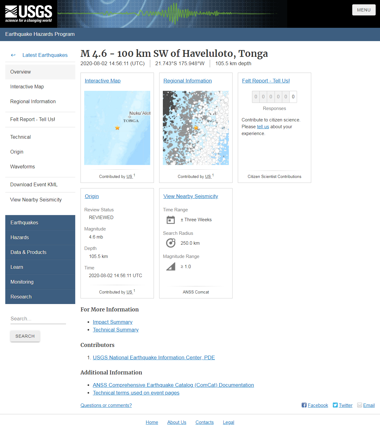 M 4.6 - 100 km SW of Haveluloto, Tonga.png