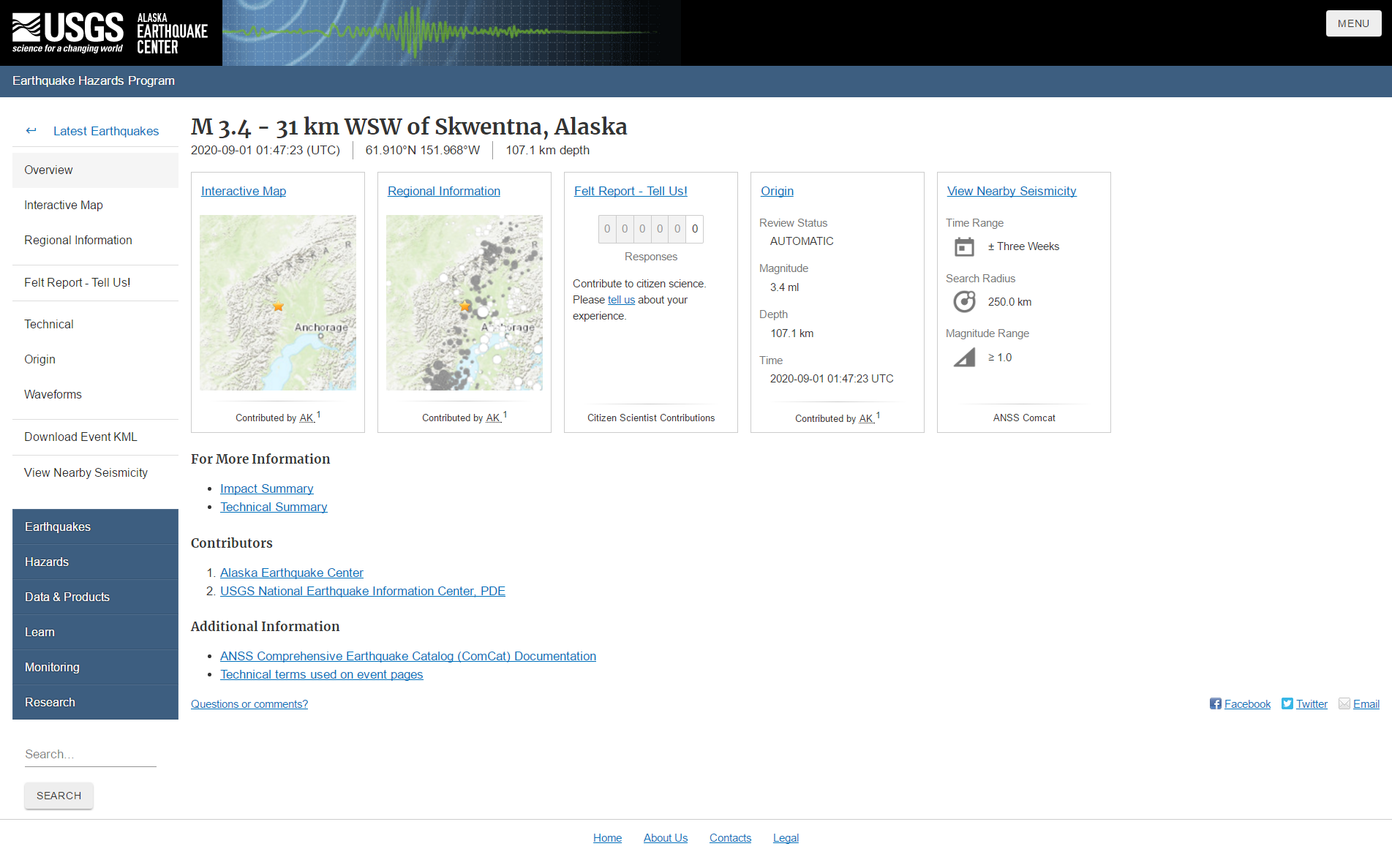 M 3.4 - 31 km WSW of Skwentna, Alaska.png