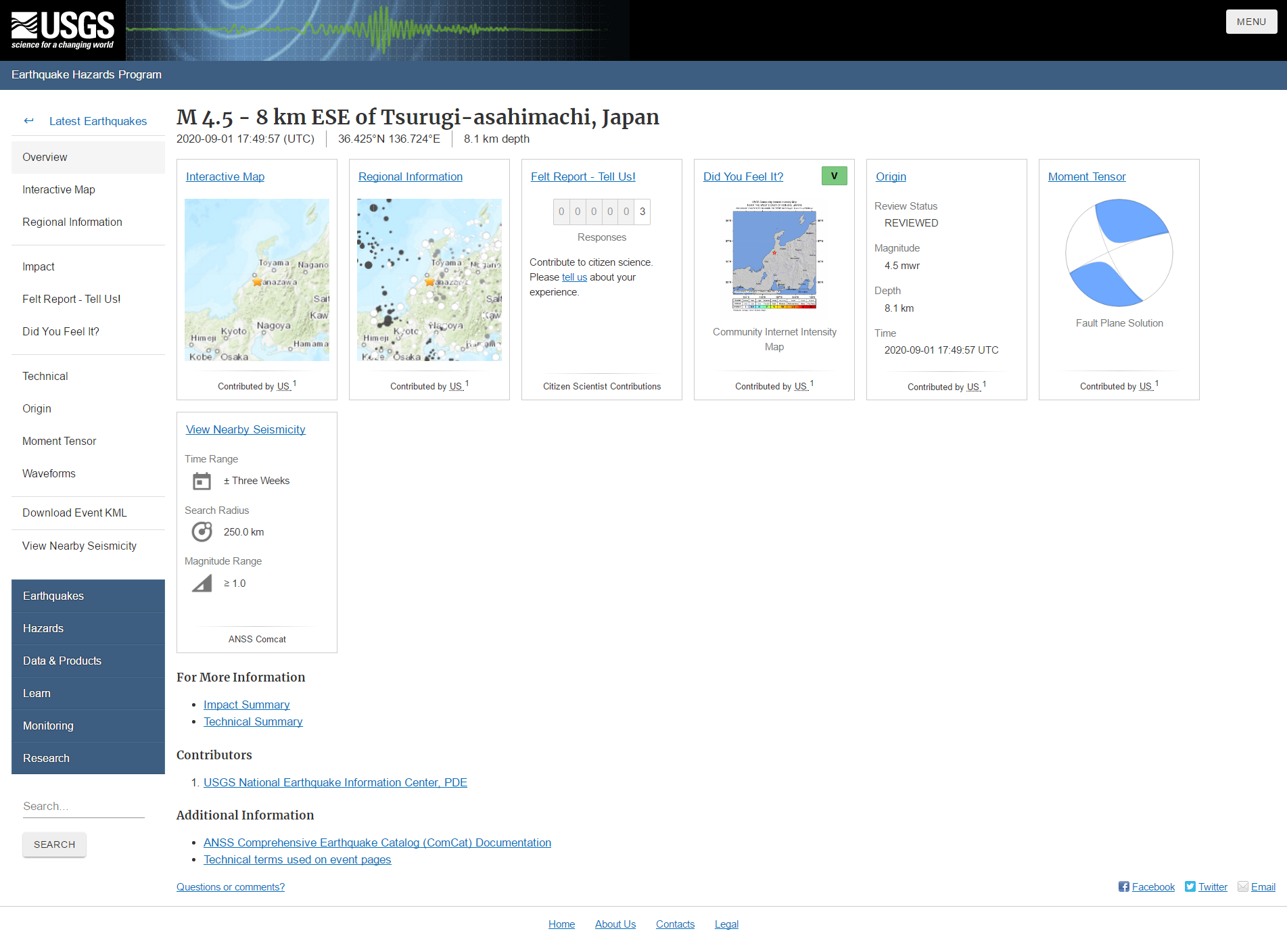 M 4.5 - 8 km ESE of Tsurugi-asahimachi, Japan.png