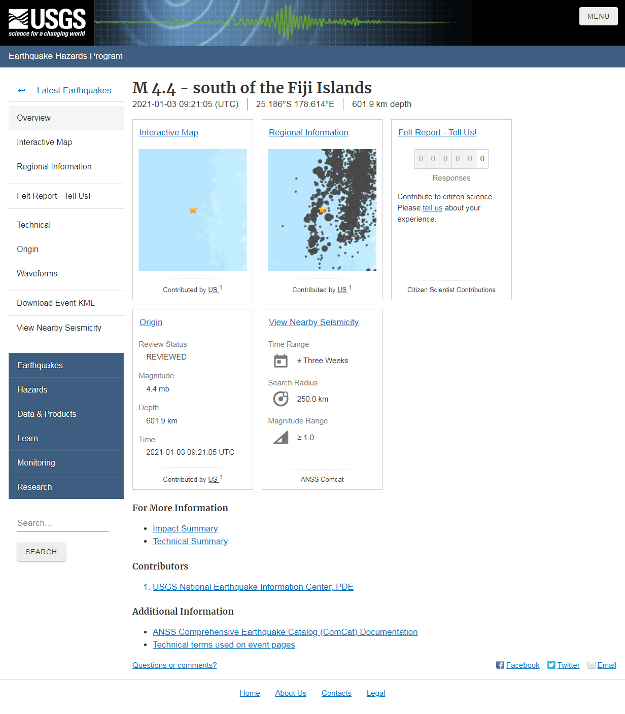 M 4.4 - south of the Fiji Islands.png