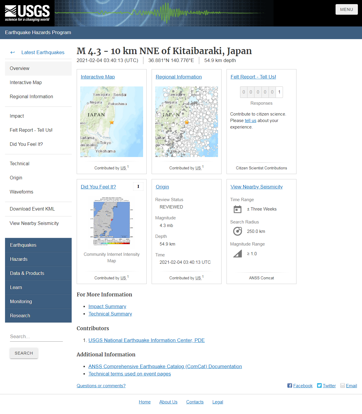 M 4.3 - 10 km NNE of Kitaibaraki, Japan.png