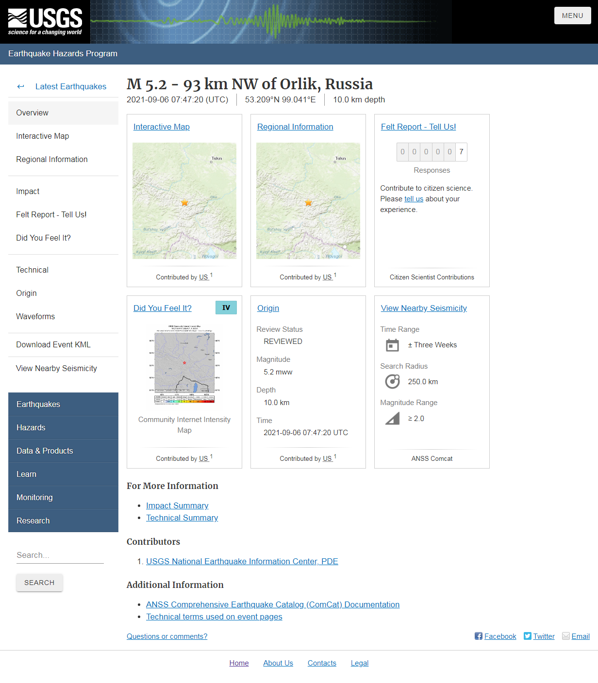 M 5.2 - 93 km NW of Orlik, Russia.png