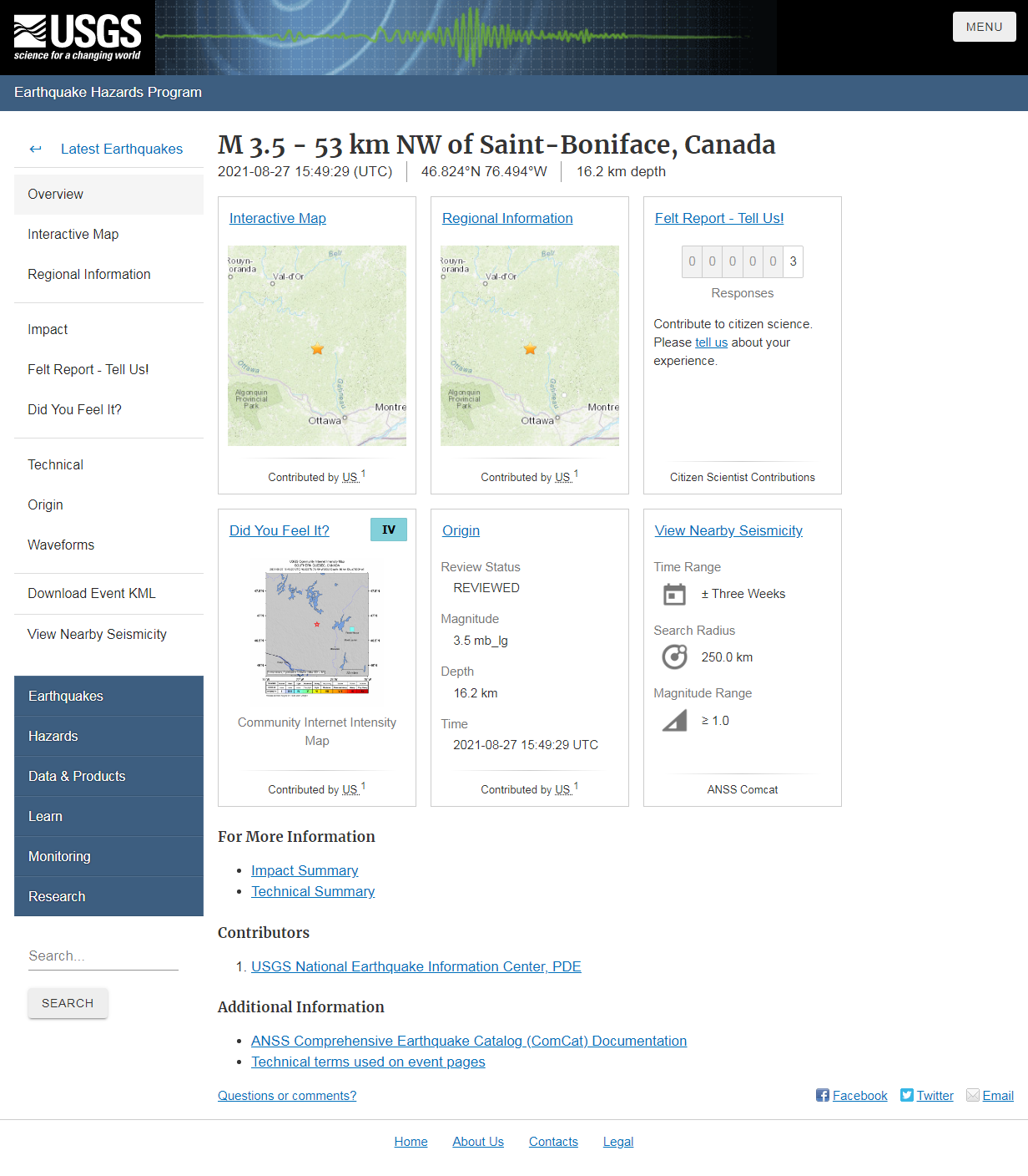 M 3.5 - 53 km NW of Saint-Boniface, Canada.png
