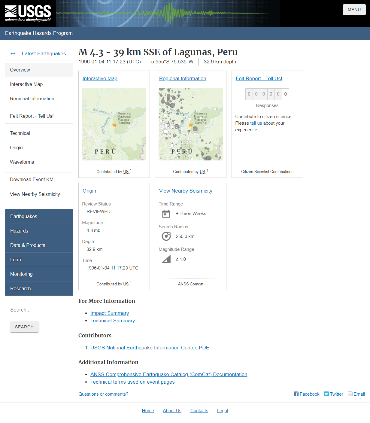 M 4.3 - 39 km SSE of Lagunas, Peru.png