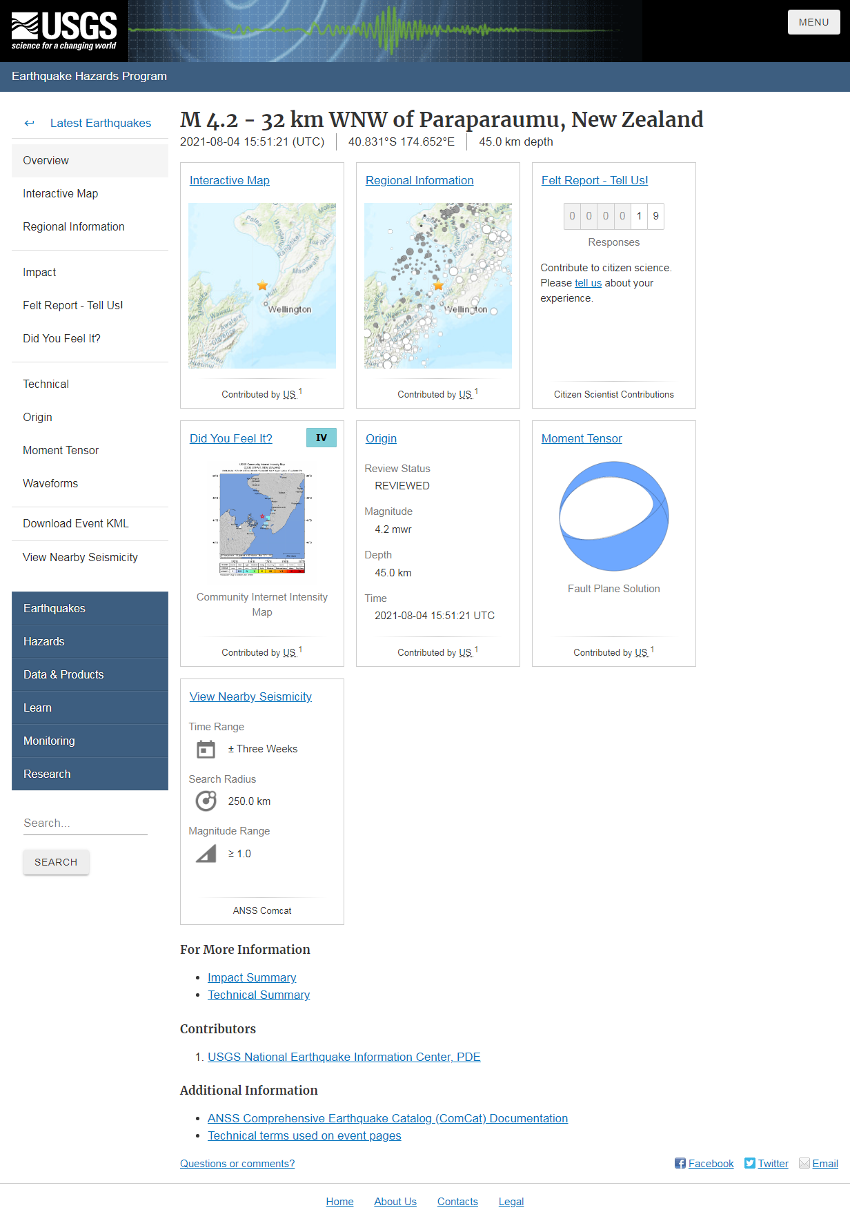 M 4.2 - 32 km WNW of Paraparaumu, New Zealand.png