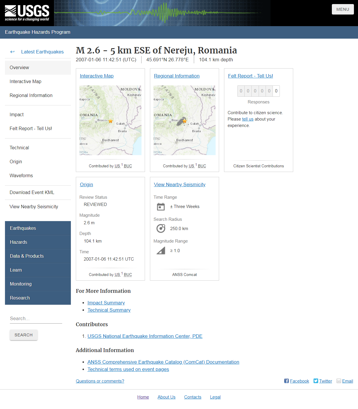 M 2.6 - 5 km ESE of Nereju, Romania.png